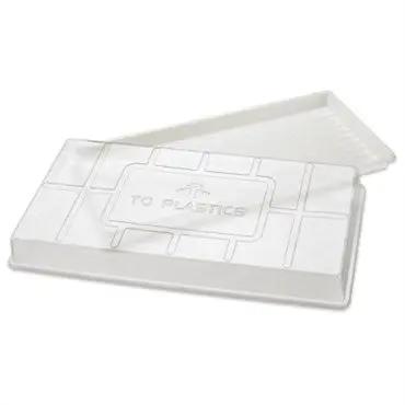 Propagation Kit Short - T.O. Plastics Standard Flat Tray, T.O. Plastics 2" Dome & T.O. Plastics T50 Insert