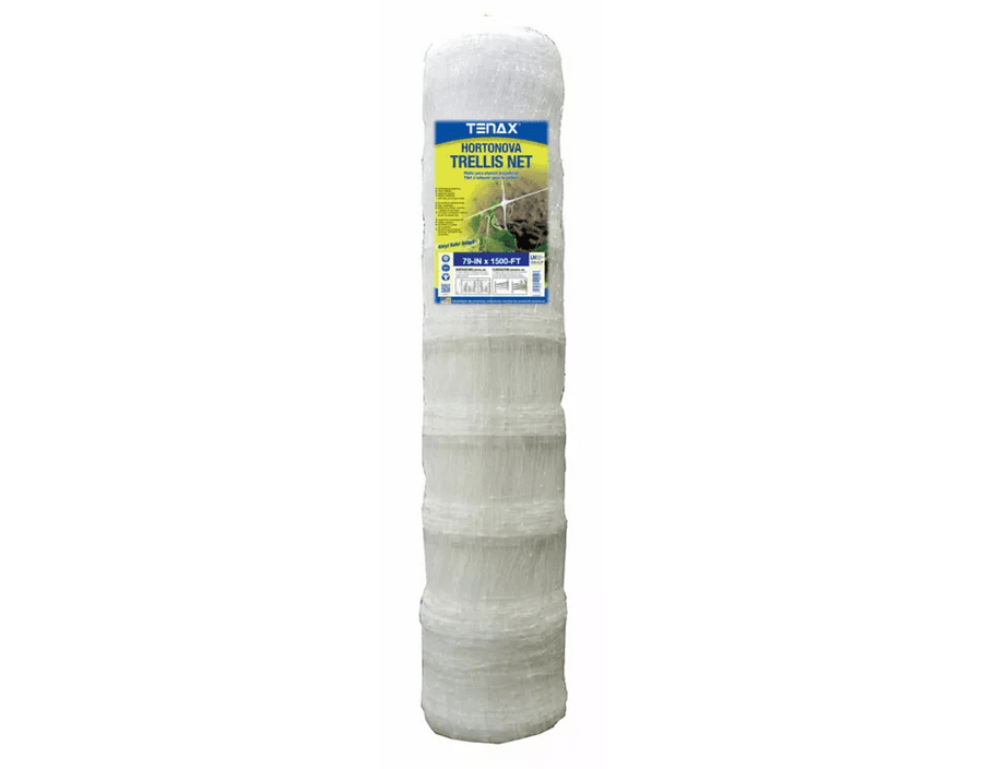 tenax hortonova plant trellis net Tenax 79 in. x 3280 ft. White Hortonova Plant Trellis Net