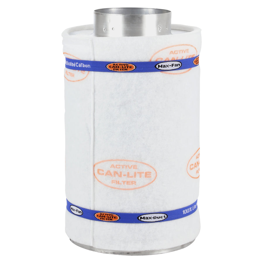 metal filter with white cloth prefilter