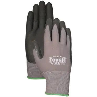 Bellingham Nitrile TOUGH GT Gloves Large - Black/Gray