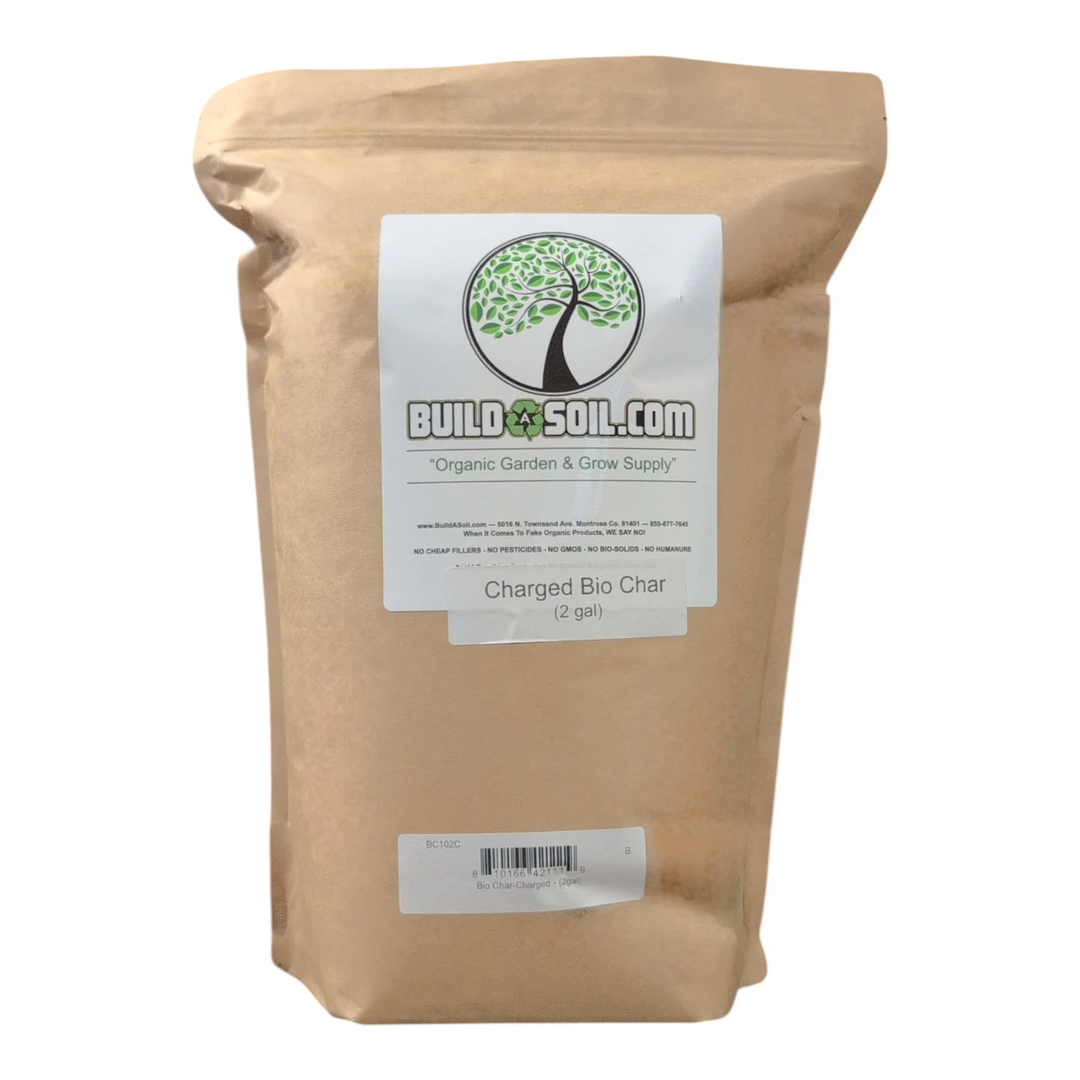 BuildASoil Charged Bio-Char 2 Gallon Bag