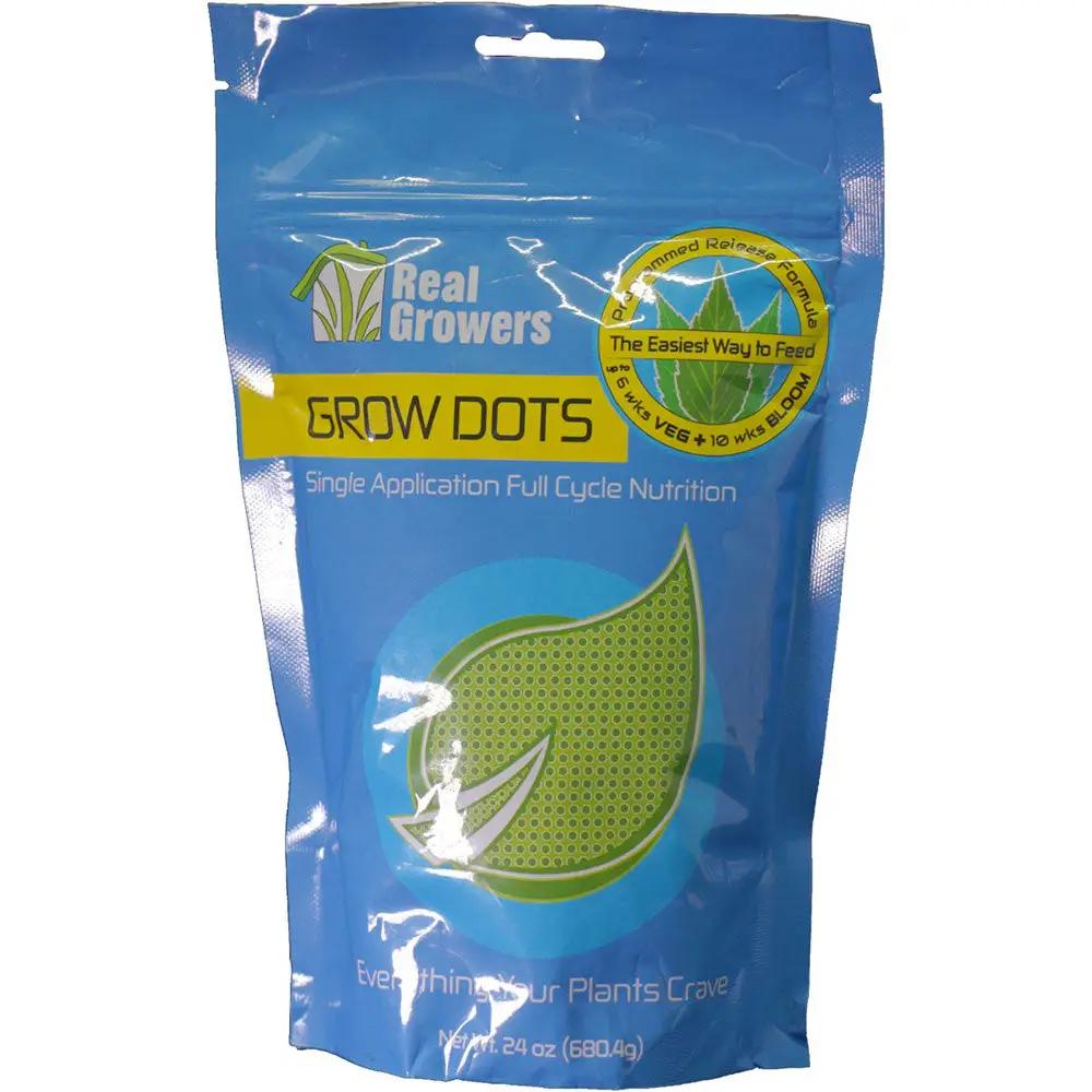 Real Growers Grow Dots Classic Formula Programmed Release Plant Food 75 gram