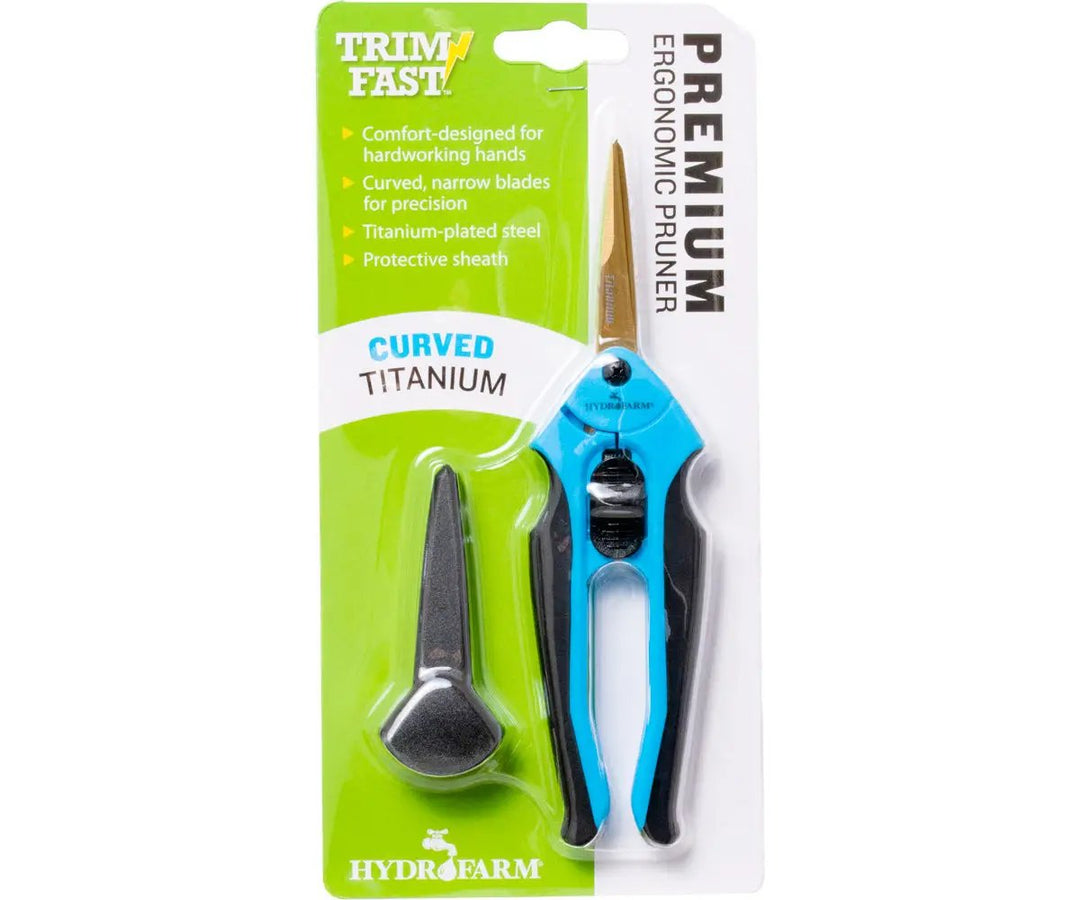 Trim Fast Premuim Ergonomic Titanium Curved Pruner CASE of 12