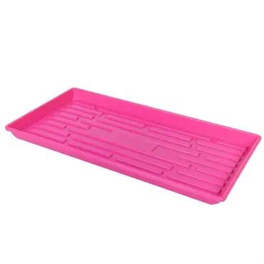 SunPack Heavy-Duty Shallow Tray 10" x 20"  -  No Holes  - Magenta