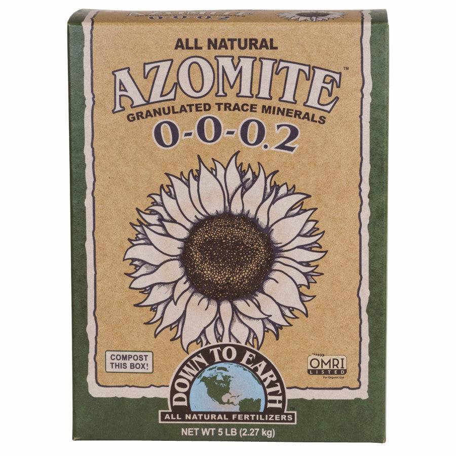 compostable 5lb box of the mineral azomite