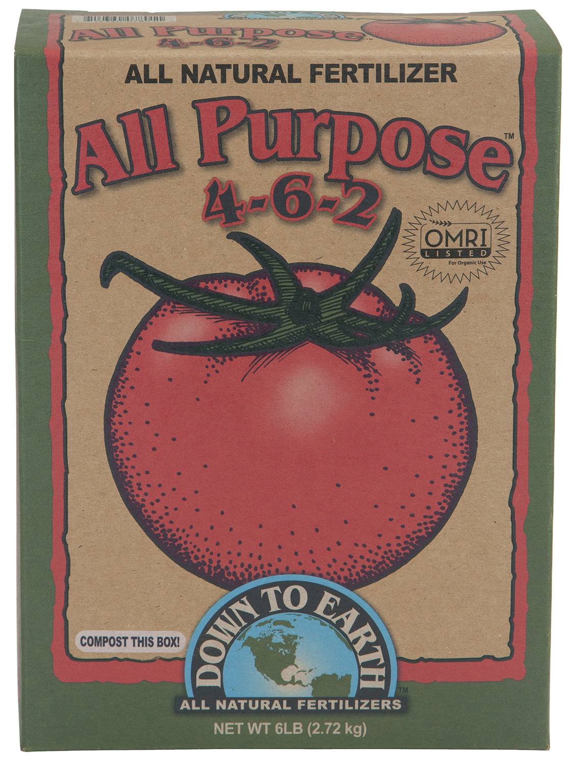 compostable 5lb box of plant food